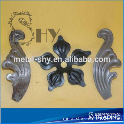 wrought iron fence ornaments iron fence flowers